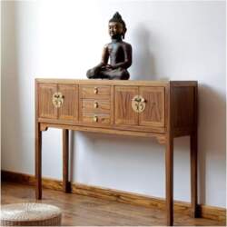 Console Table, Wooden Console Table with