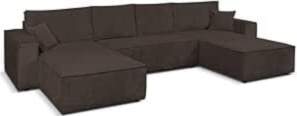 Corner Sofa Camel U-Shape with Sleep