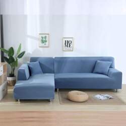 Corner Sofa Slipcovers, Elastic L Shaped