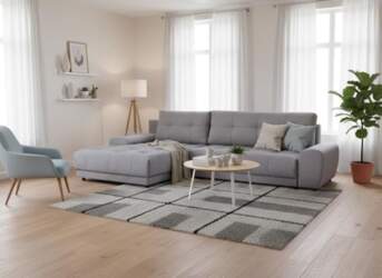 Corner Sofa with Sleep Function &