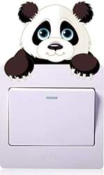 Cute Animals Panda Light Switch Sticker