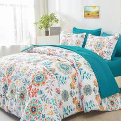 DHSFKBE Boho Comforter Set King -