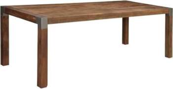 Dining Table Mango 200X100X76 Lacquer Brown