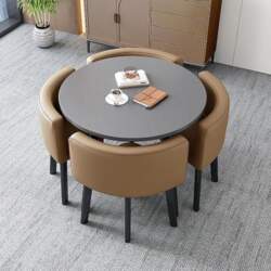 Dining Table Set with 4 Chairs
