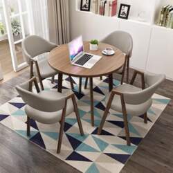 Dining Table with 4 Chairs, Modern