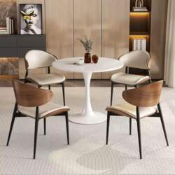 Dining Table with 4 Chairs Set