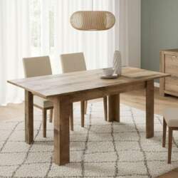 Dmora Extendable Dining Table, Made in