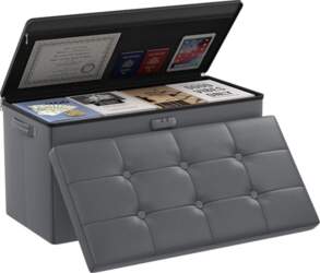 DocSafe Ottoman Bench with Lock Fireproof