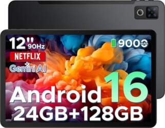 DOOGEE U12 Android 16 planšetdators 12