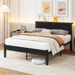 Double Bed Frame Metal Platform Bed