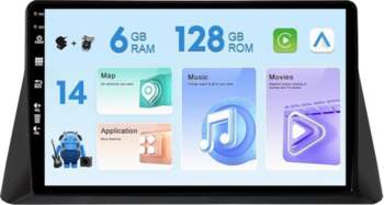 Double DIN Android 14 Auto radio
