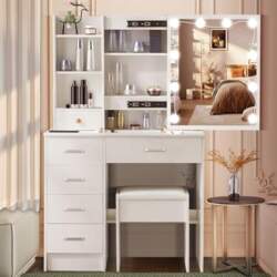 Dressing Table with Mirror, Dressing Table