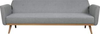 Dynamic24 Sofa Bed Light Grey Sofa