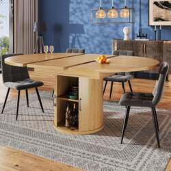 Extendable Dining Table, Kitchen Table, Extendable