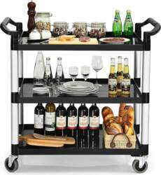 FANTASK Serving Trolley with 3 Shelves