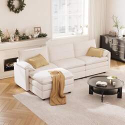 FLEXISPOT 4-Seater Sofa Sofabed L-Shaped Corner