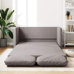 Floor Sofa with Sleep Function, Taupe
