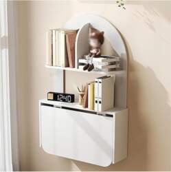 Foldable Floating Laptop Desk with Wall