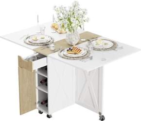 Folding Dining Table Space Saving Kitchen