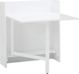 Froya Folding Table in White, Foldable