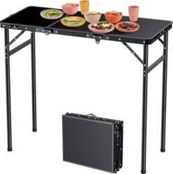 FUNYKICH Camping Table Capable 90 x