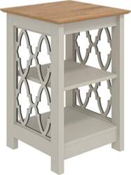 Galano Nova Side Table with Shelf