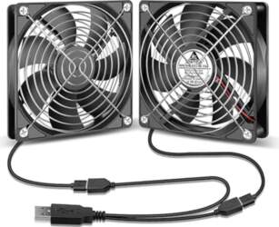 GDSTIME Double USB ventilators 120 mm