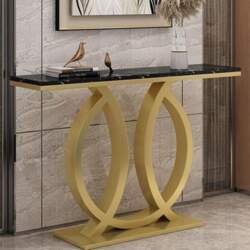 Generisch 120cm Metal Console Sofa Table