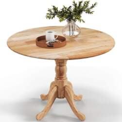 GIANTEX Round Dining Table, 100 cm