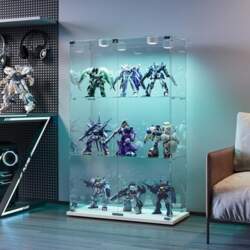 Glass Display Case with 3 Layers