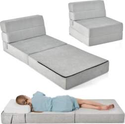GOPLUS Floor Sofa with Sleep Function
