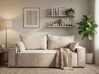 GRAINGOLD Sivra Modern Sofa with Bed