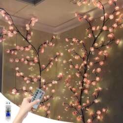 Gresoinc Cherry Blossom Tree Branch Lights