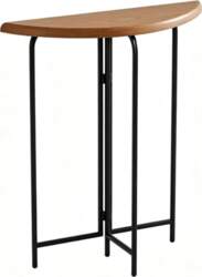 Halbmond Console Table, Konsolentisch Holz, Design