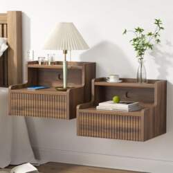 Hanging Bedside Table, Set of 2