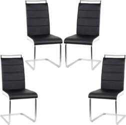 High Back Dining Chairs Set of