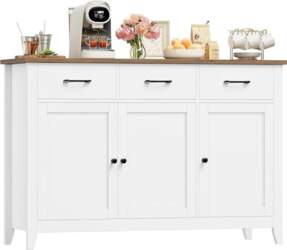 HOCSOK Sideboard, Kitchen Cabinet with Worktop
