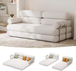 Homary Sofa Bed with Sleep Function
