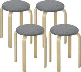 HOMCOM Dining Room Stools Set of