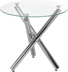 HOMCOM Dining Table Round Kitchen Table