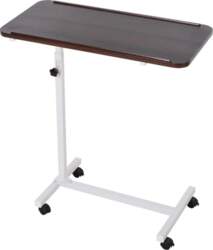 HOMCOM Side Table with Wheels, Sofa