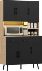 HOMCOM Sideboard Kitchen with RGB LED