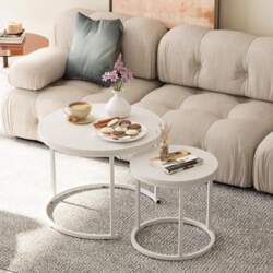 Huhote Set of 2 Side Table
