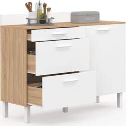 IDMarket - Kitchen Sideboard 120cm Casserole