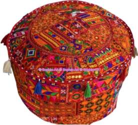 Indian Embroidered Patchwork Cover Indian Decorative