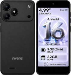 Invens TK02 5 collu viedtālrunis, Android