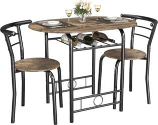 Jummico 3 Piece Dining Table Set