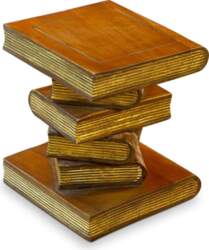 Kinaree Side Table Book Stack Mini