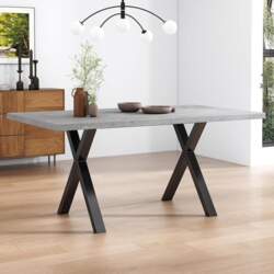 Merax Dining Table with Cross Legs