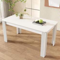 Merax Rectangular Dining Table for 4-6